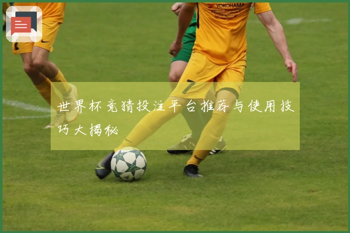 世界杯竞猜投注平台推荐与使用技巧大揭秘